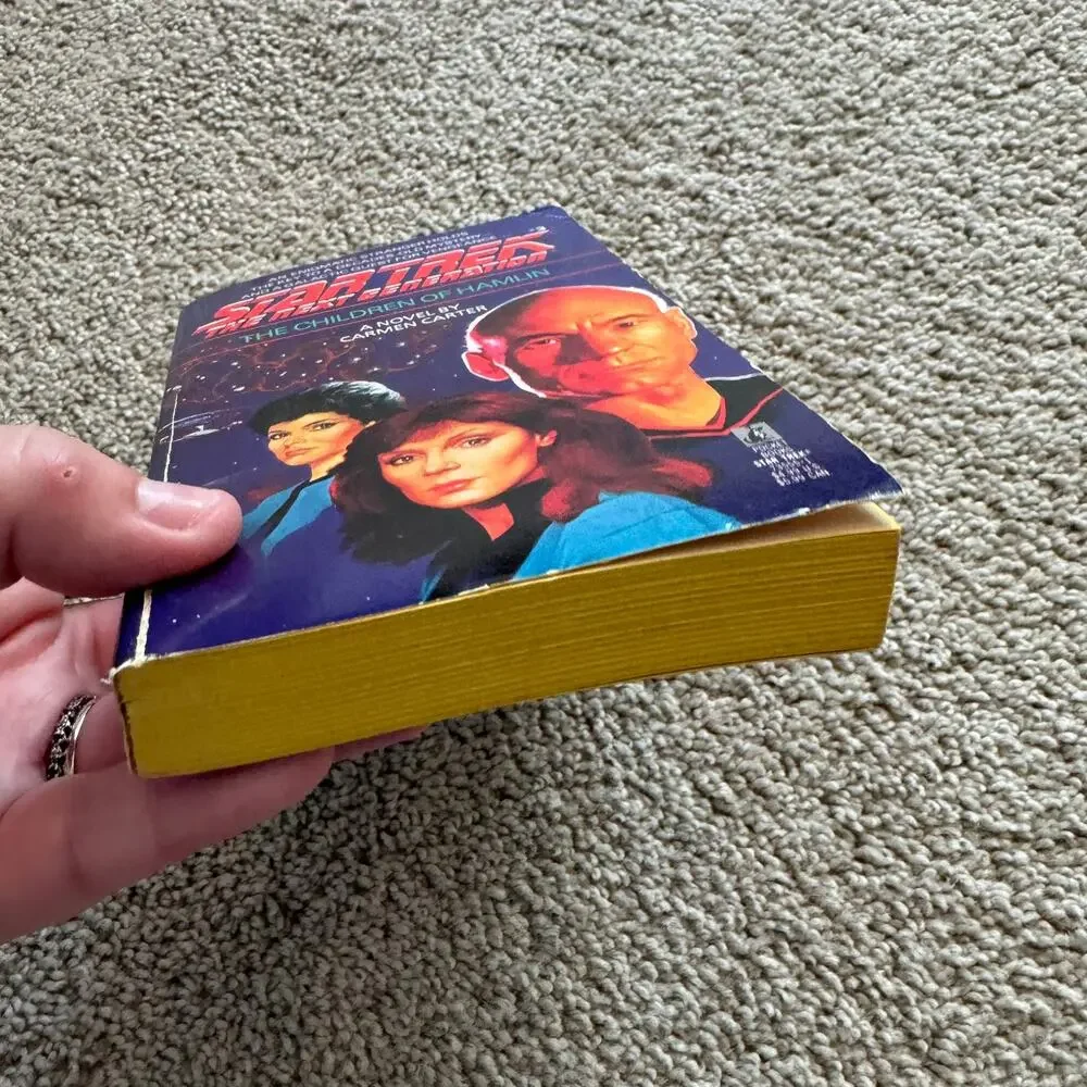 Vintage 1988 Star Trek The Next Generation The Children of Hamlin Paperback Book